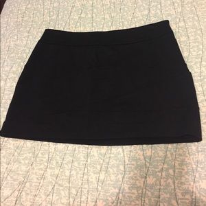 Black size 0 Express bandage stretch mini skirt