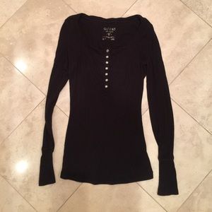 GUESS Black Long Sleeve