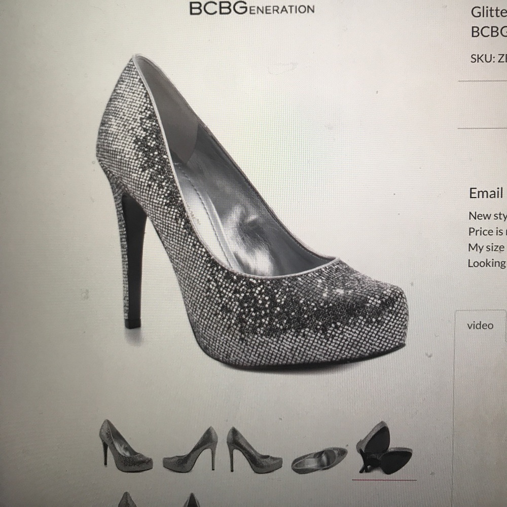BcBGeneration Parade - Silver Candie Glitter