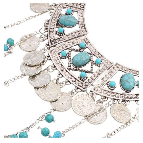 BOGO Sale Turquoise Boho Necklace - Picture 4 of 6