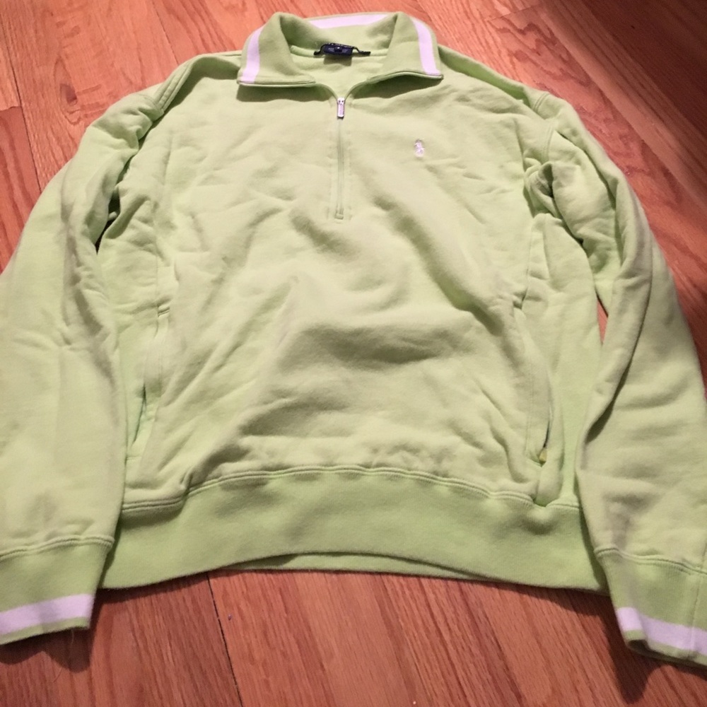 Ralph Lauren Golf half-zip green sweatshirt!