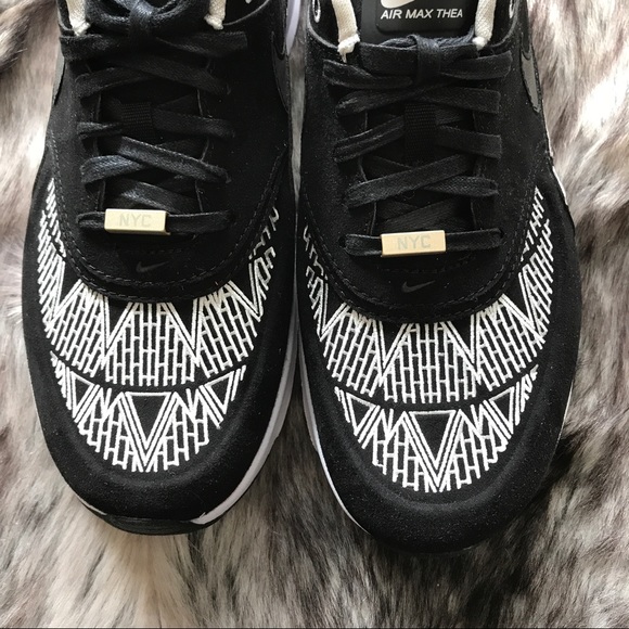Nike Air Max Thea Suede NYC Sneakers - Picture 5 of 8