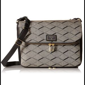 NWT Fossil Preston Flap Cross body Purse