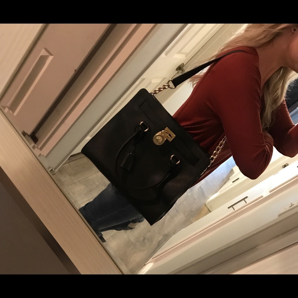 Michael Kors black large Hamilton