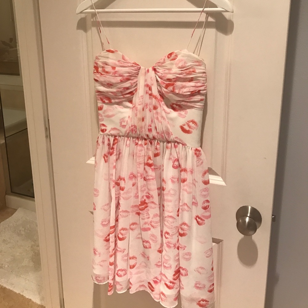 Erin Fetherston lipstick dress.