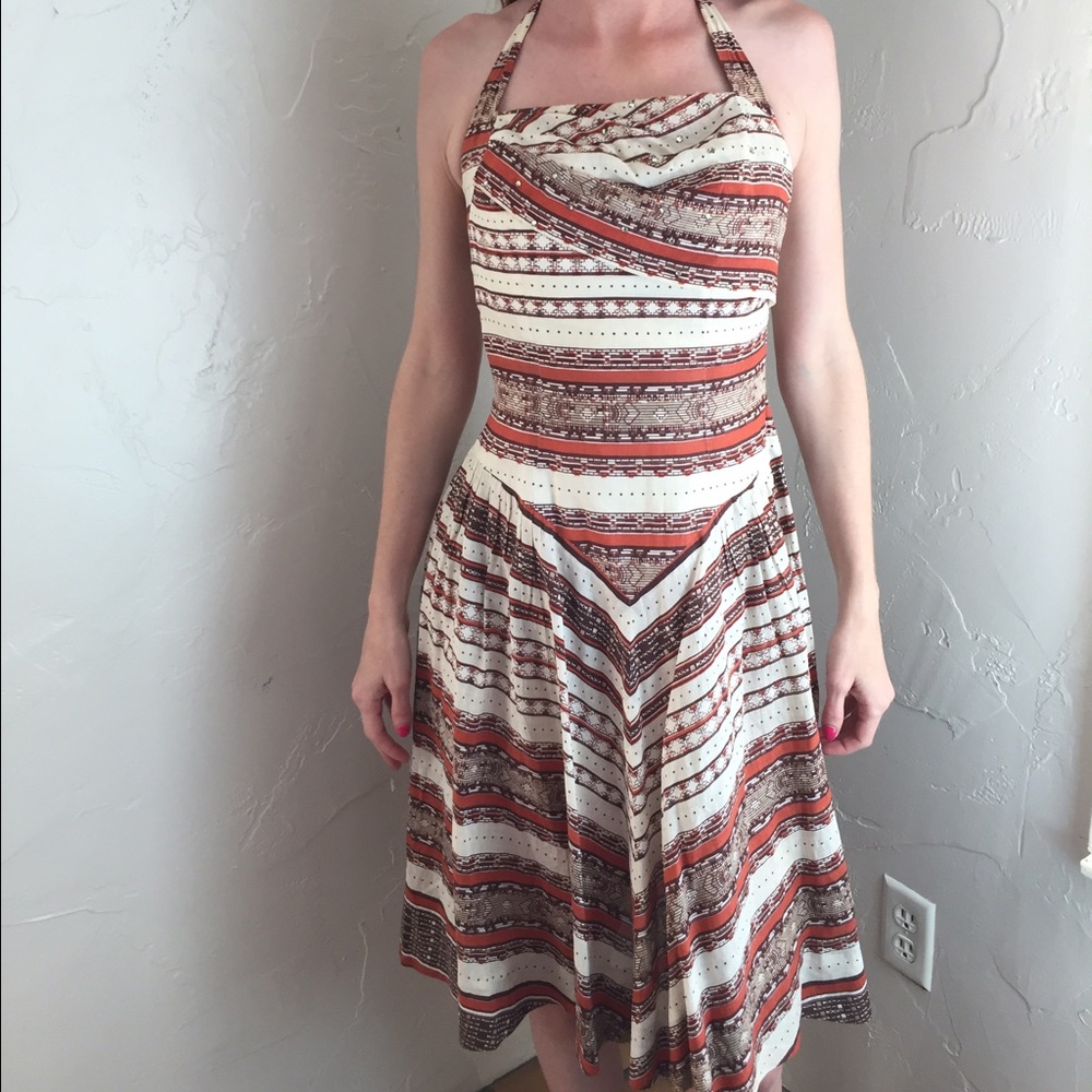 Vintage 1950's sundress halter