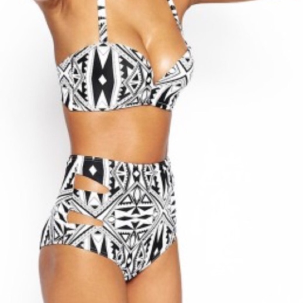 High waist two piece Bathing Suit