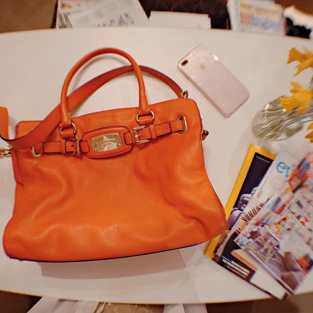 SALE TODAY ONLY!!Michael Kors Burnt Orange Handbag