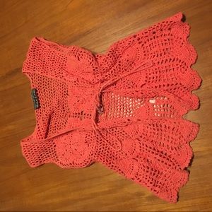 One of a kind crotched top 🌸