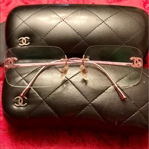 Prescription reading glass.