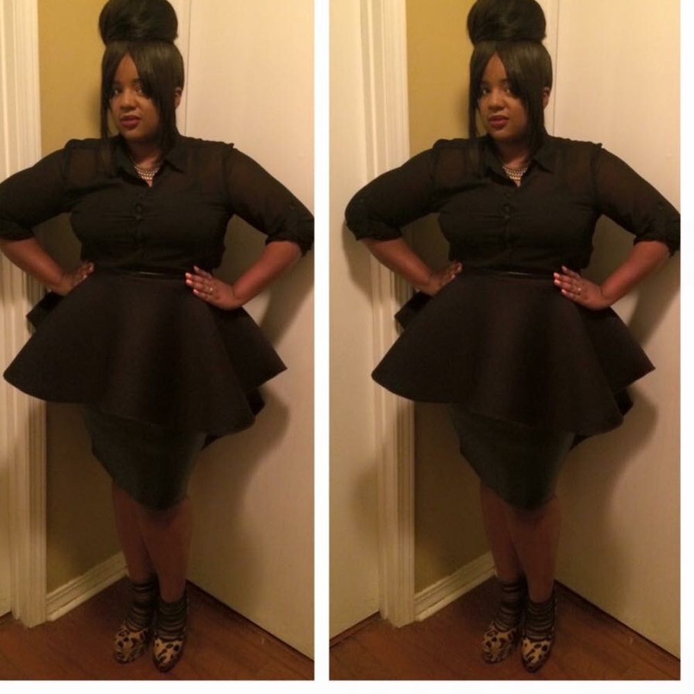 Black 2 pc. Skirt