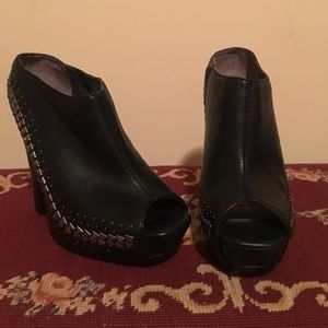 Sam Edelman  black wedges