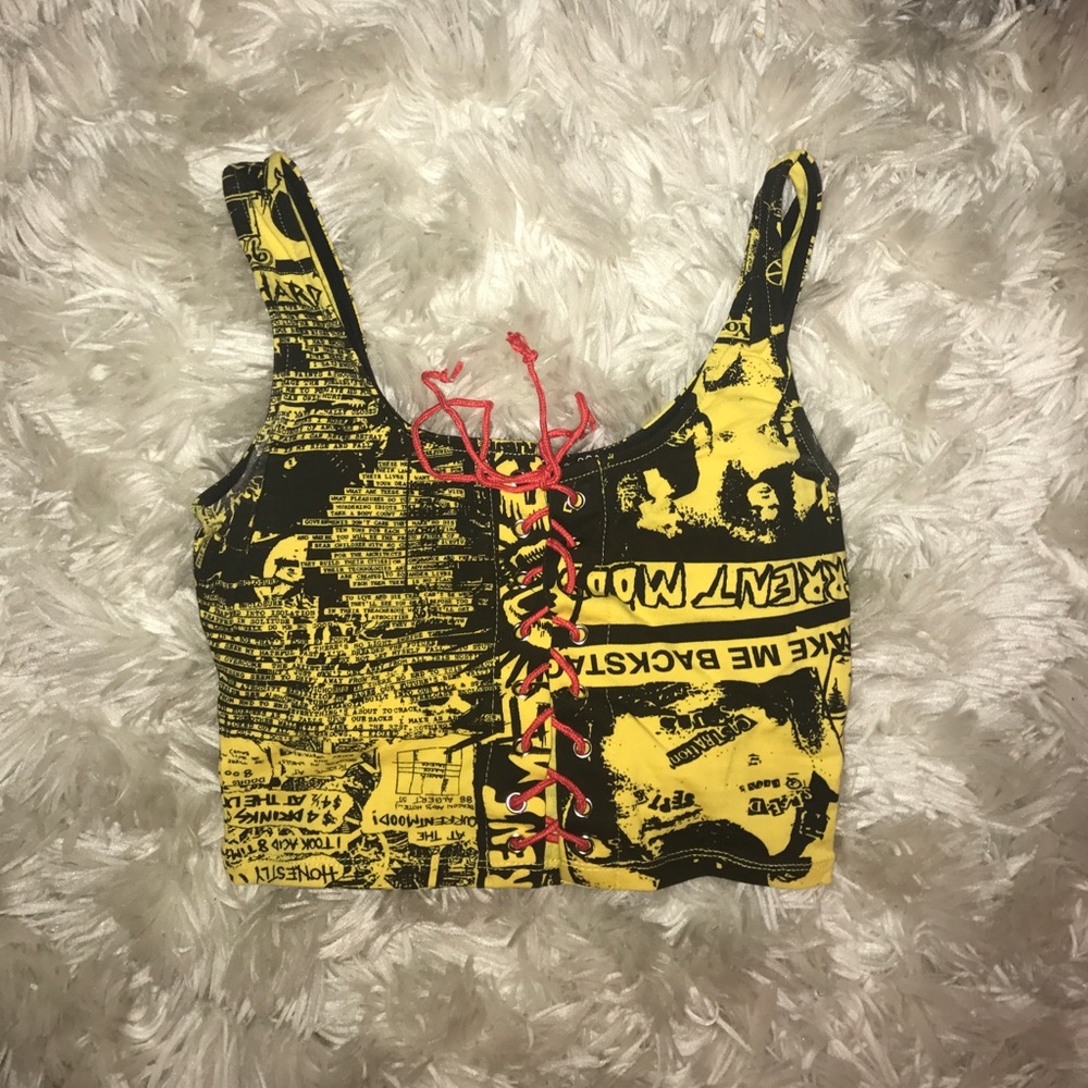 Current Mood crop top tank Sz Xsmall
