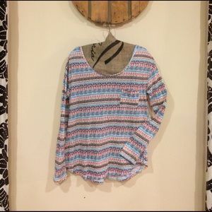 NWOT lilu Long Sleeve Top Medium