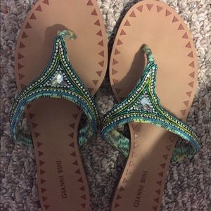 Gianni Bini jeweled sandals