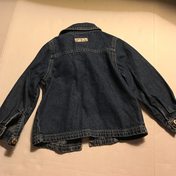Denim Jacket Size 24 Months, Embroidered - Picture 2 of 4
