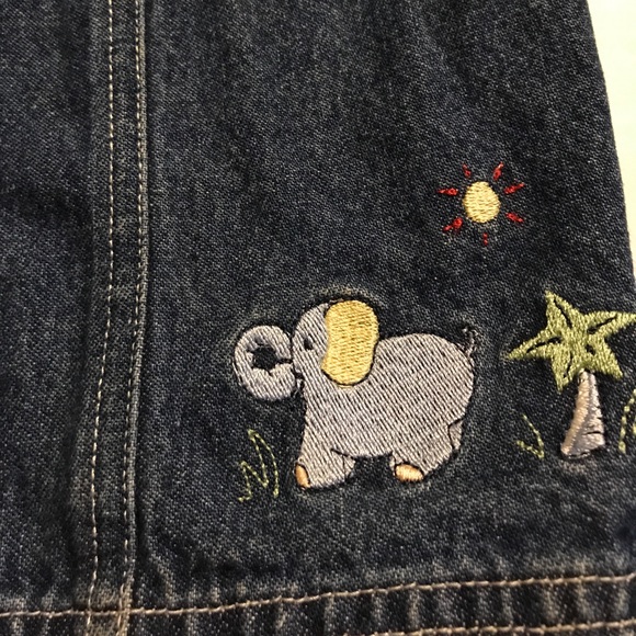 Denim Jacket Size 24 Months, Embroidered - Picture 3 of 4