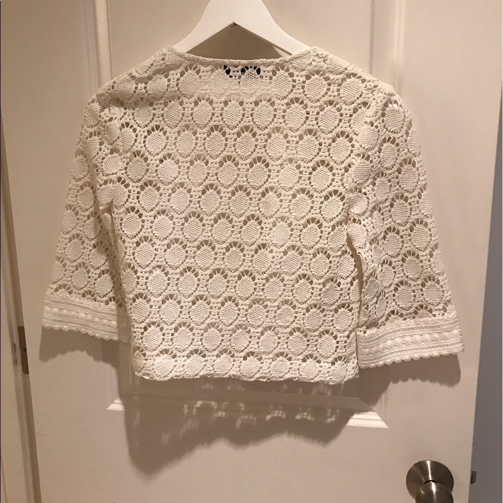 Ivory lace bolero