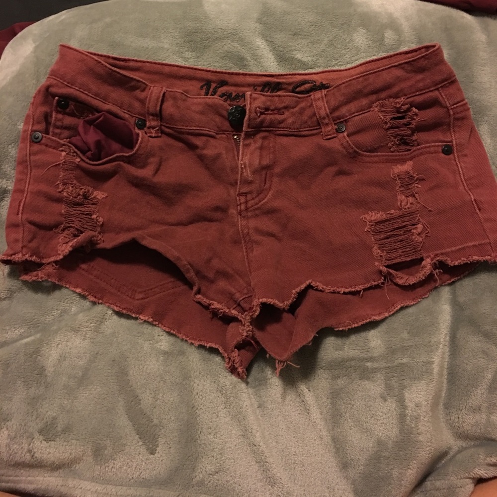 Denim shorts
