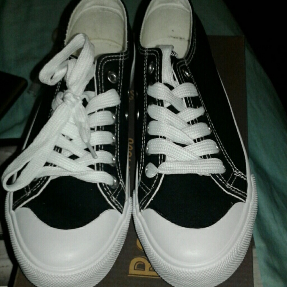 Black and white chucks