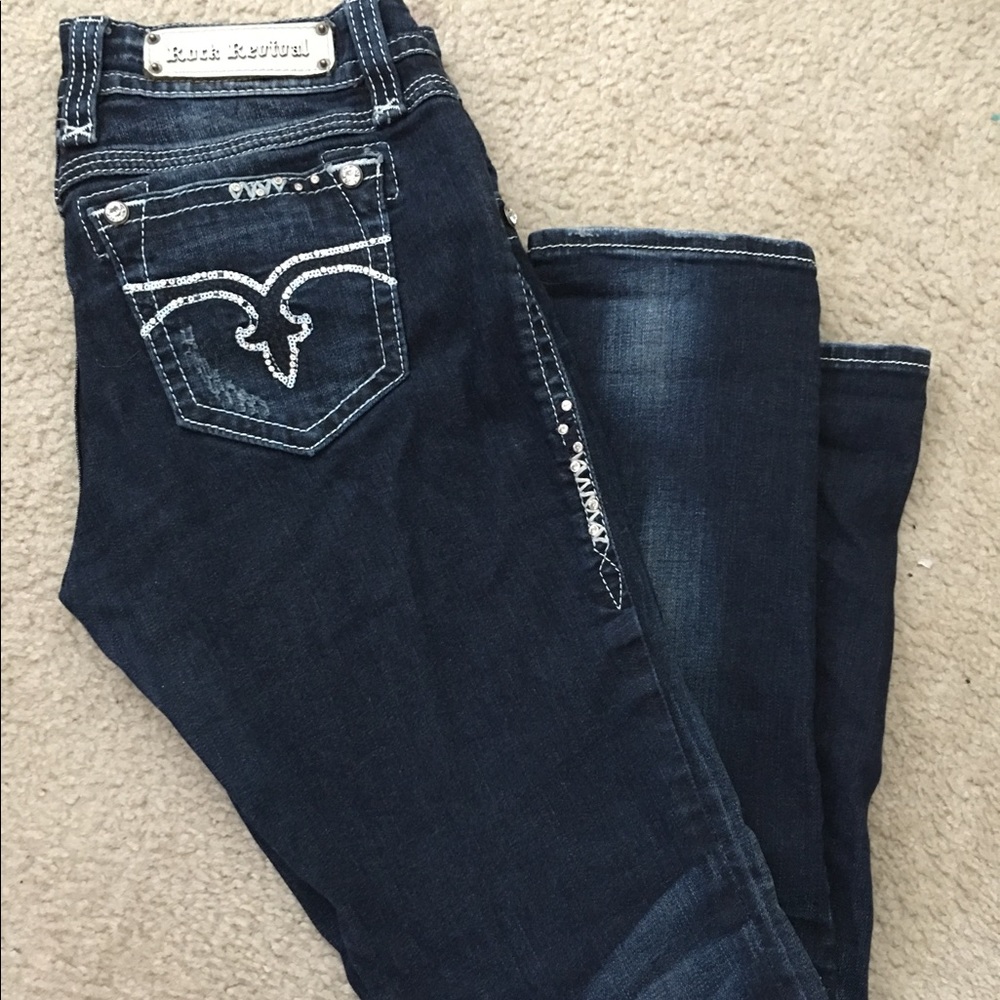 ROCK REVIVAL easy skinny jeans ⭐️