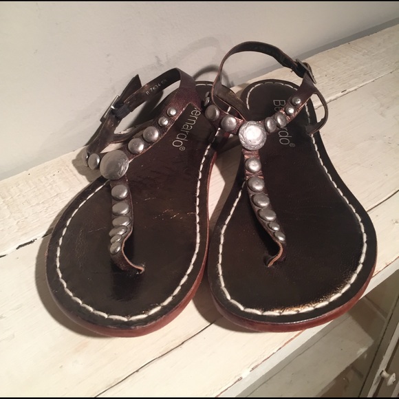 sandals with silver studs