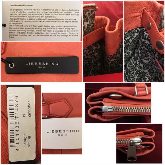 🎉3xHP🎉 Liebeskind Berlin Georgia Vintage Satchel - Picture 6 of 6