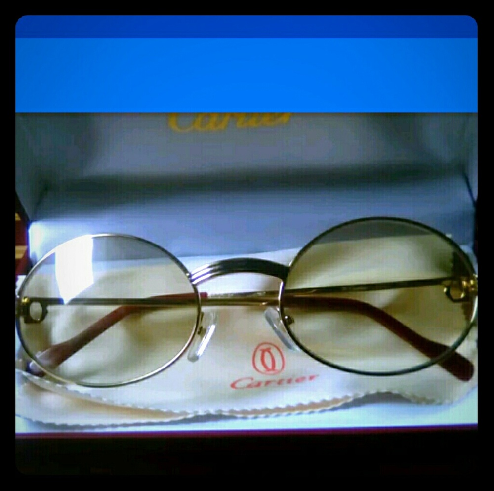 Cartier wire frame sunglasses 55*22*135