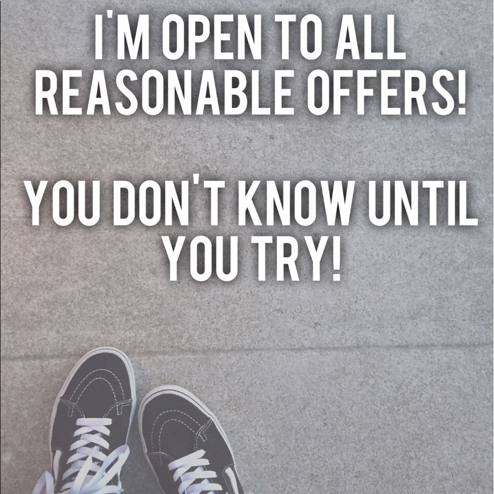 Make an offer, you don't know until you try!