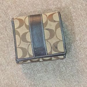 Authentic coach wallet