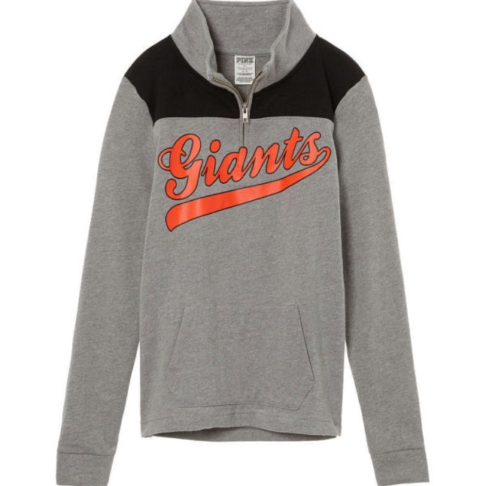 Victoria's Secret San Francisco Giants sweatshirt.