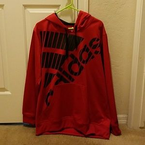 Red Adidas Mens Extra Large Sweatshirt