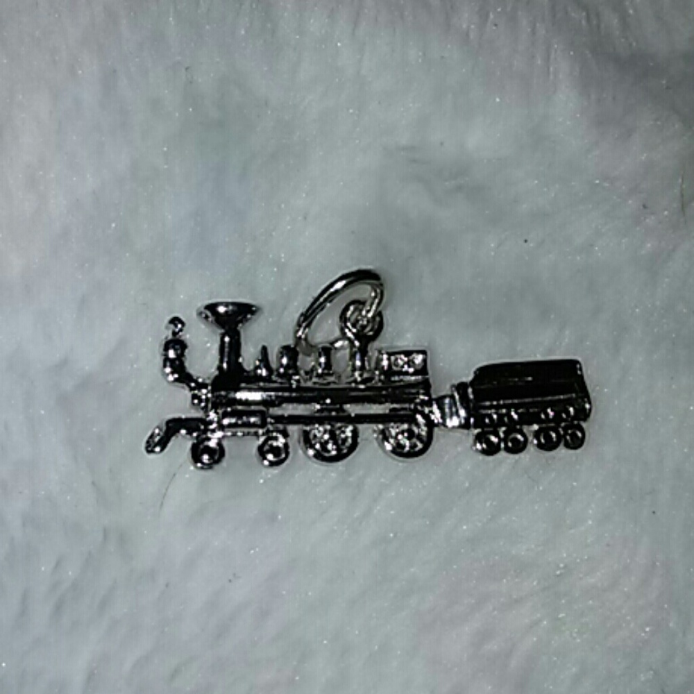 ROC STER SILVER TRAIN & TRAIN CAR CHARM
