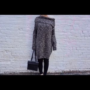 Turtle neck and off the shoulder sweater