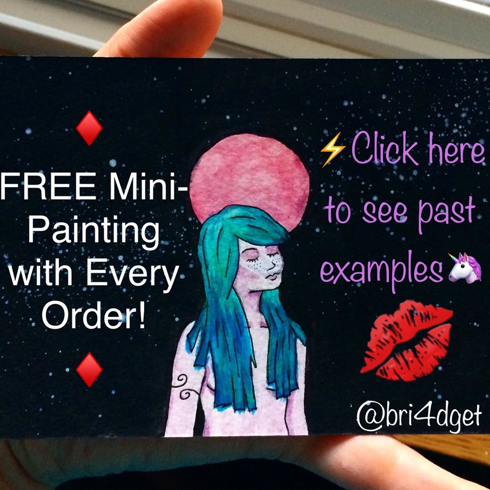 🐾💋FREE Mini - Painting Art with Each Order😘💋