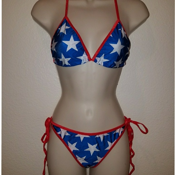 Patriotic & Sexy Scrunch Stars without Stripes - Picture 4 of 5