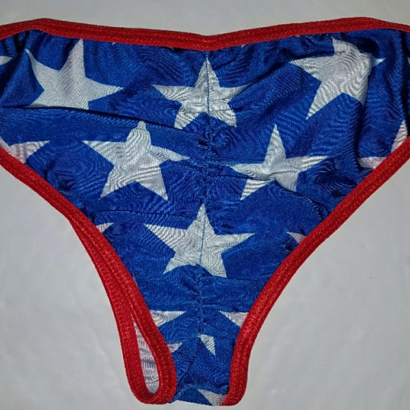 Patriotic & Sexy Scrunch Stars without Stripes - Picture 5 of 5