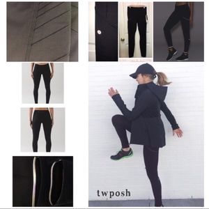 🎉HP🎉 🍋Lululemon Fresh Track Tights, Black {NWT}
