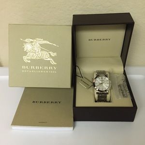 Burberry BU1372 Men's Heritage Chronograph Watch
