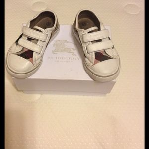 Burberry kids sneakers, white