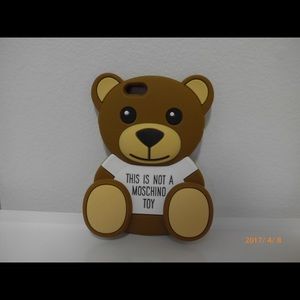 This is not a Moschino bear phone case