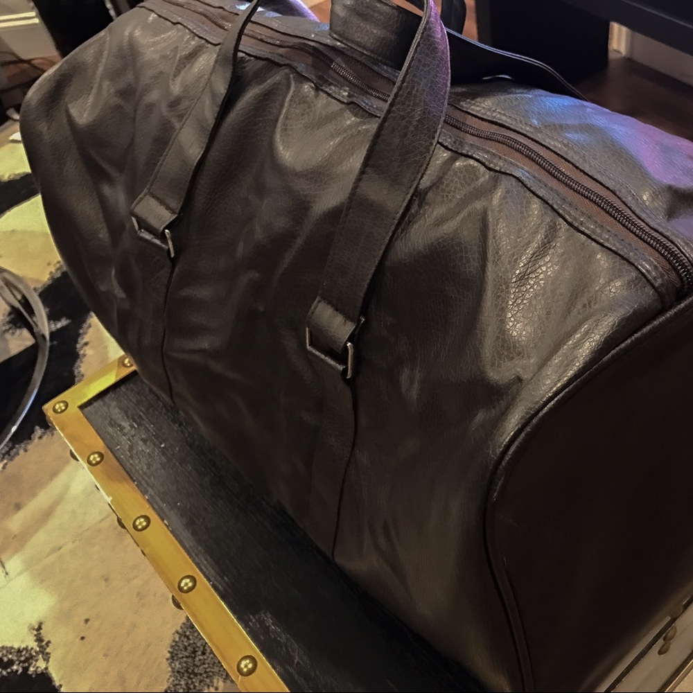 Dolce & Gabbana Leather Weekender Bag