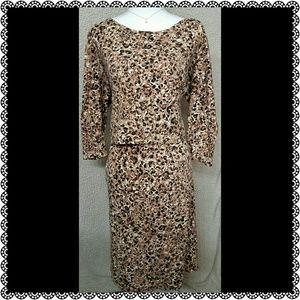 Plus Size 2 piece Crop Top & Skirt