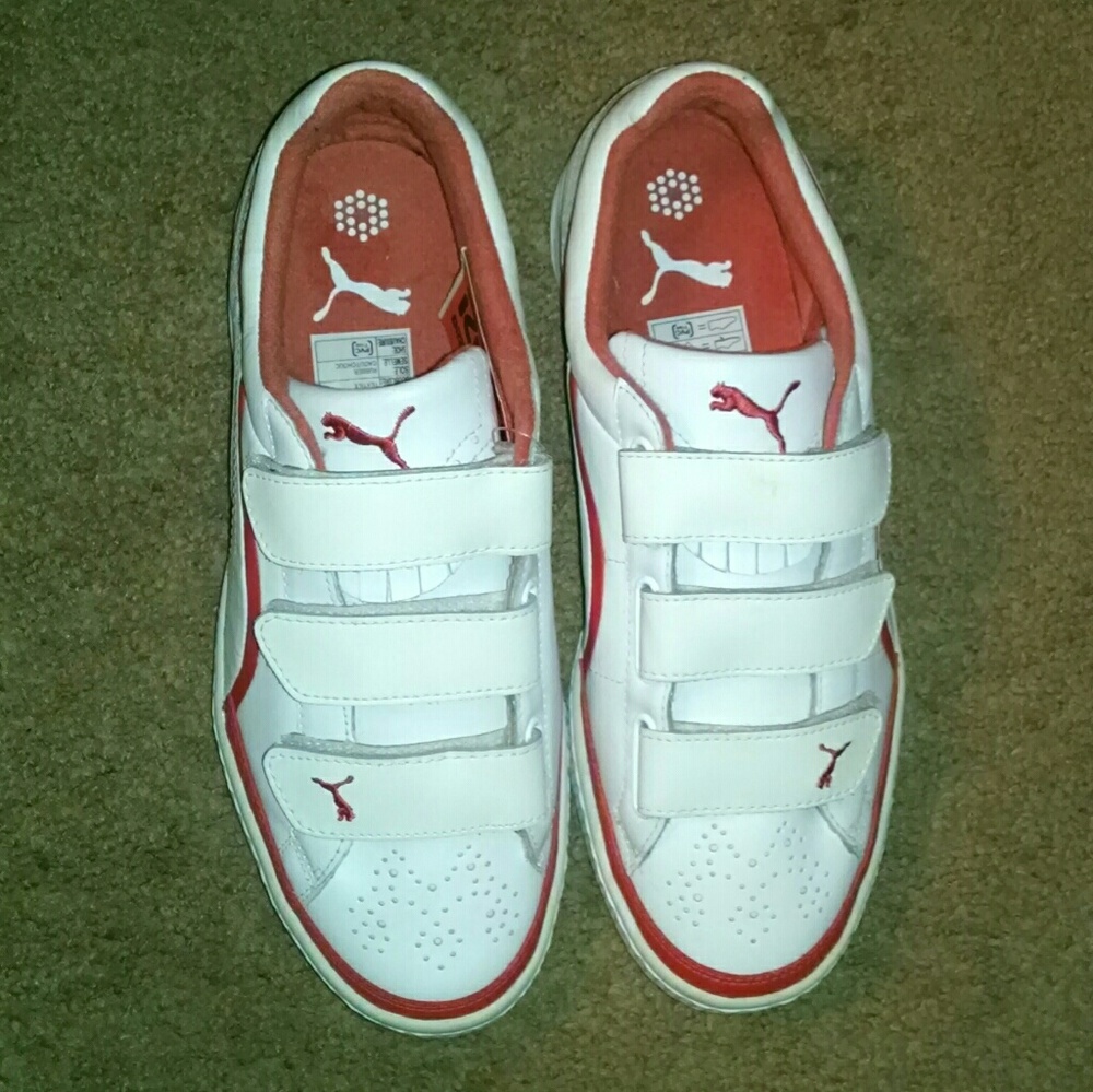 Vintage Rare Puma Leather Sneakers Shoes 7.5 M