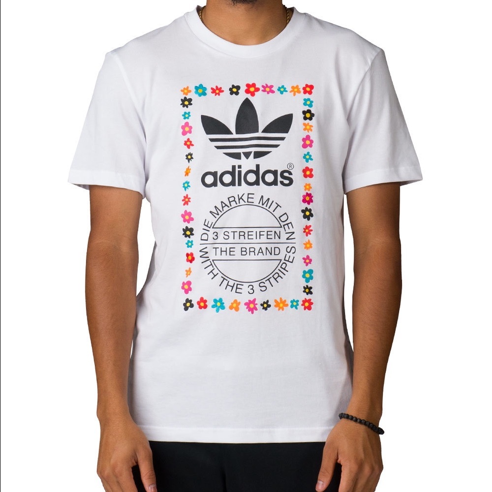 NWT ADIDAS PHARRELL WILLIAMS TEE. White- SMALL