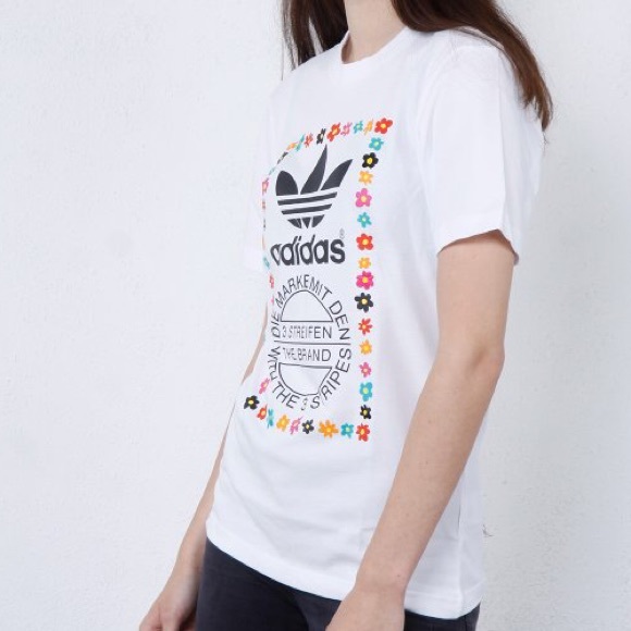 NWT ADIDAS PHARRELL WILLIAMS TEE. White- SMALL - Picture 3 of 6