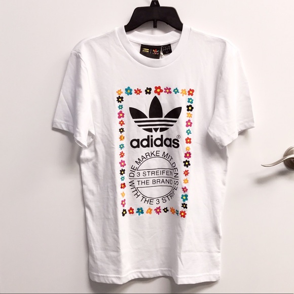 NWT ADIDAS PHARRELL WILLIAMS TEE. White- SMALL - Picture 4 of 6