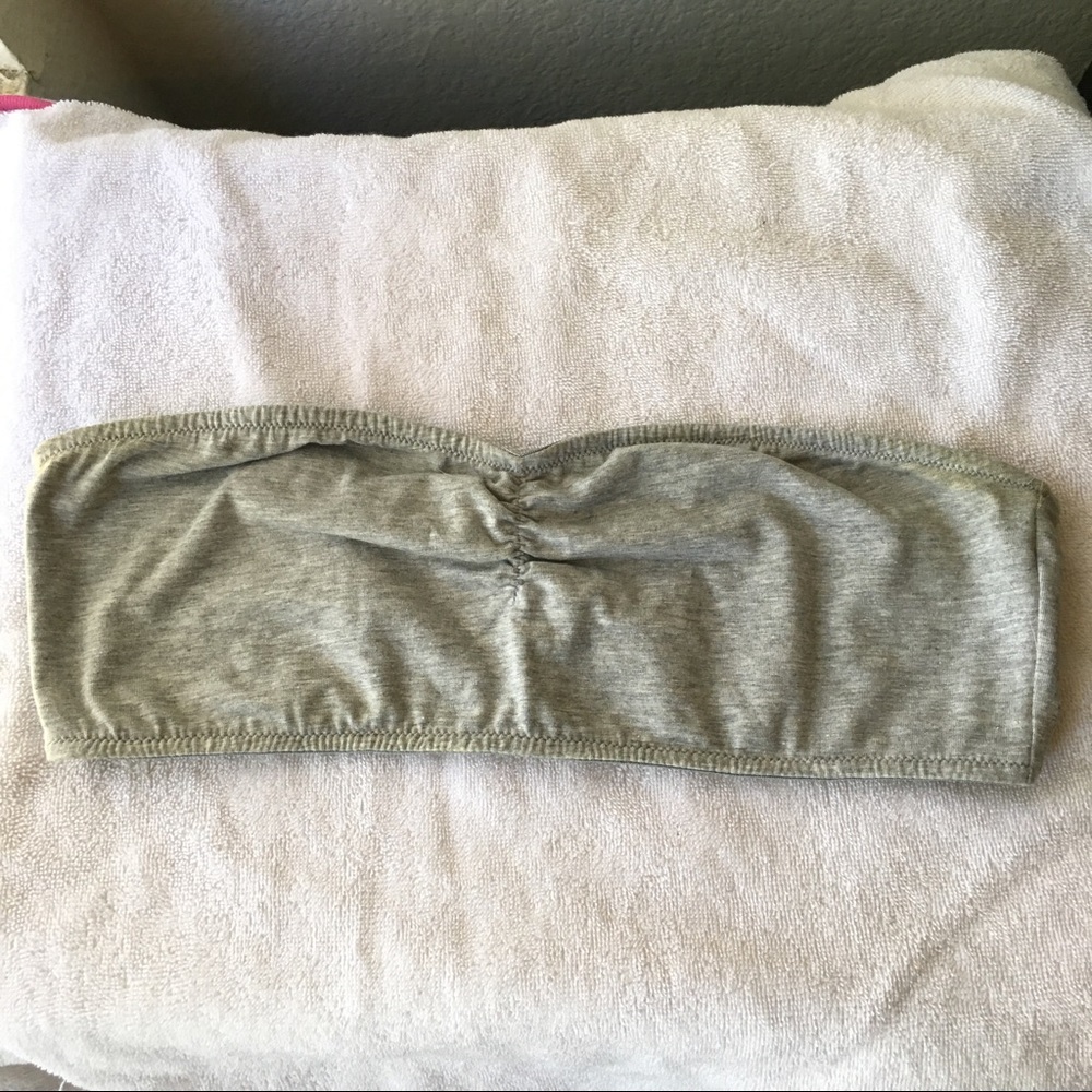 Forever 21 grey bandeau top