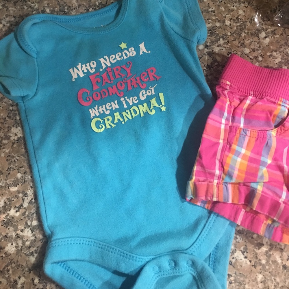 Onesie top and shorts
