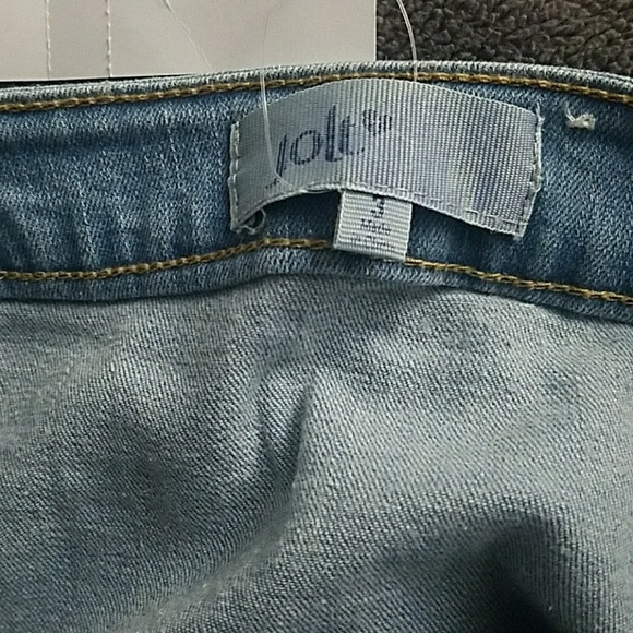 NWT Jolt Button Down Denim Mini Skirt - Picture 3 of 3